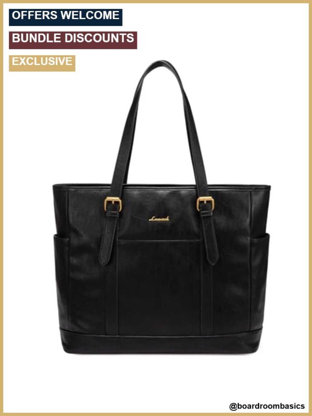 Laptop Work Tote Bag for Women Teacher Computer Briefcase Business Shoulder